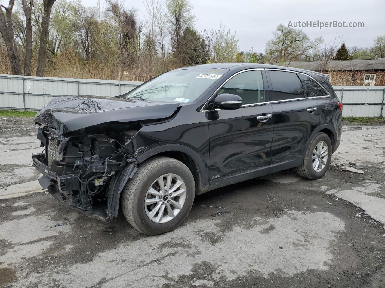 2020 Kia Sorento L Черный vin: 5XYPGDA33LG649333