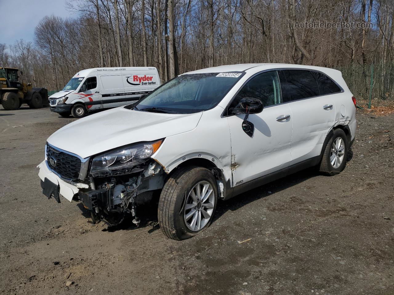 2020 Kia Sorento L White vin: 5XYPGDA33LG658436