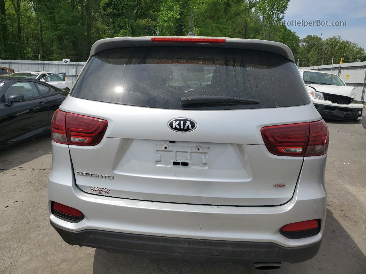 2020 Kia Sorento L Silver vin: 5XYPGDA33LG668528