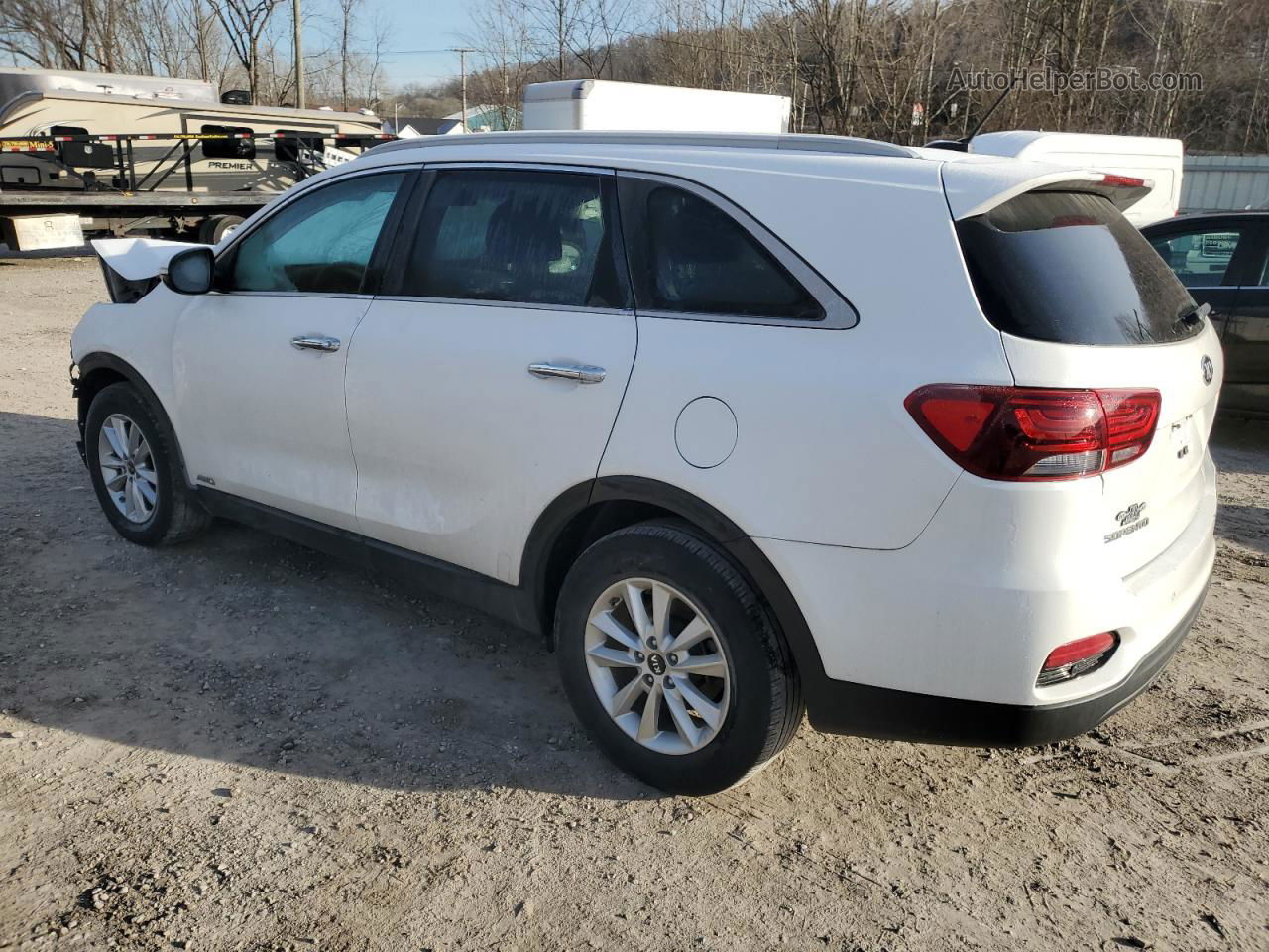 2020 Kia Sorento L White vin: 5XYPGDA33LG671994