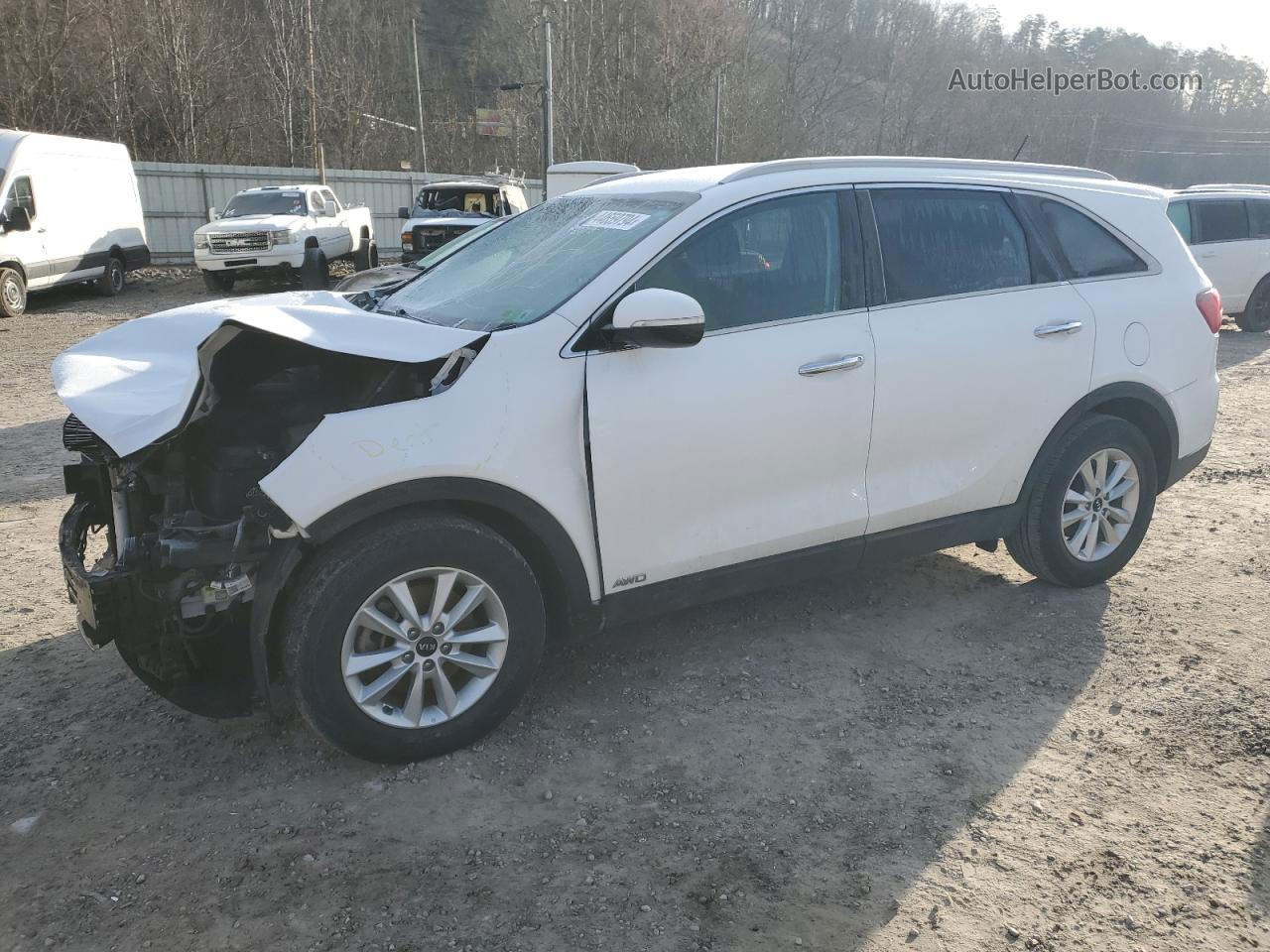 2020 Kia Sorento L White vin: 5XYPGDA33LG671994