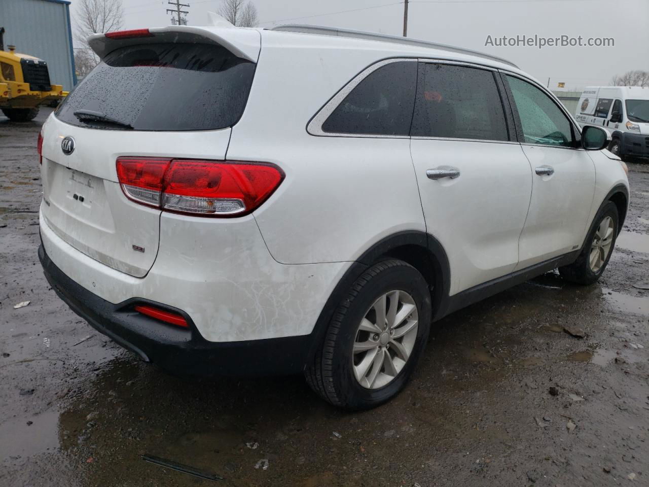 2017 Kia Sorento Lx White vin: 5XYPGDA34HG192863