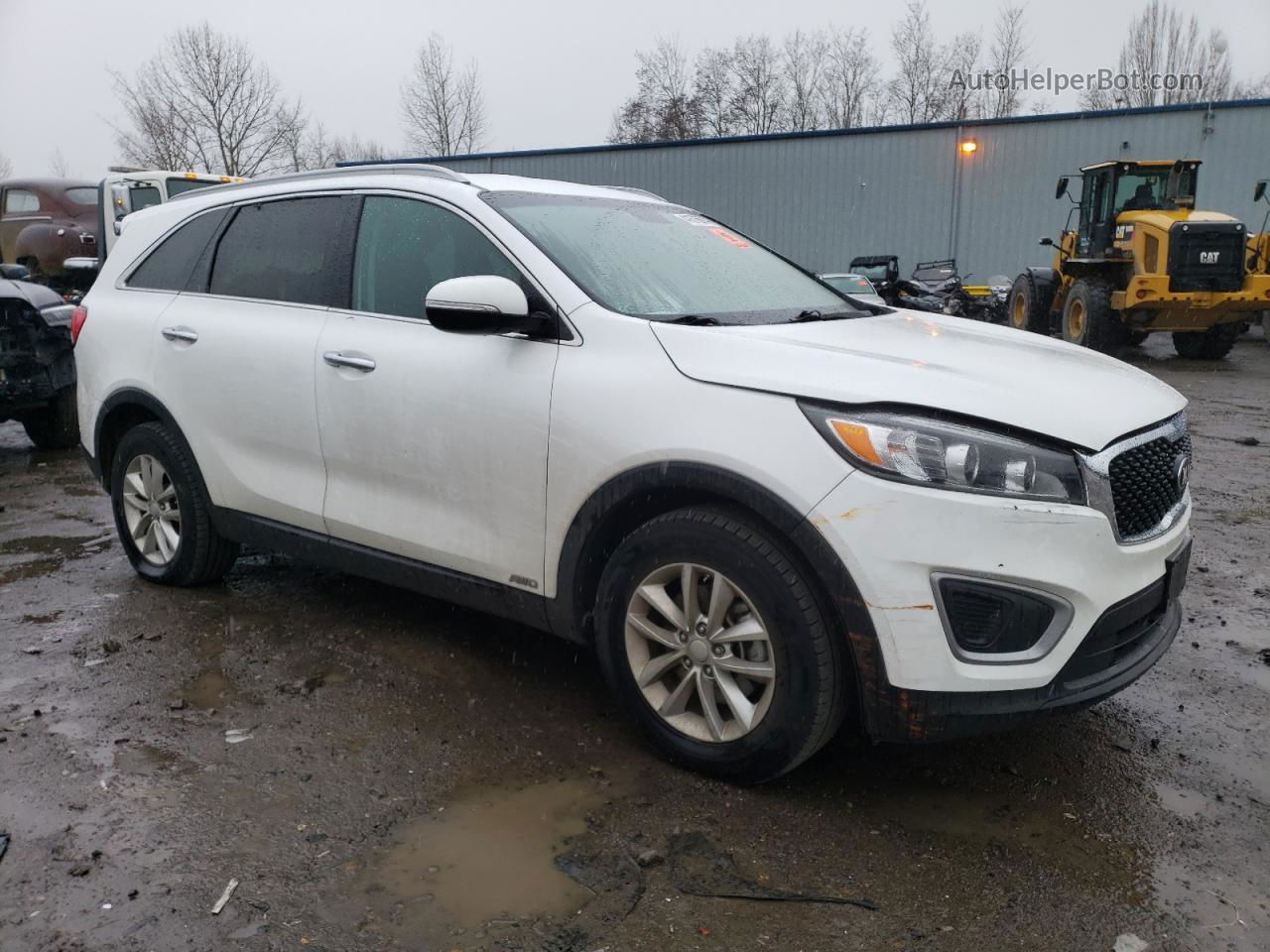 2017 Kia Sorento Lx Белый vin: 5XYPGDA34HG192863