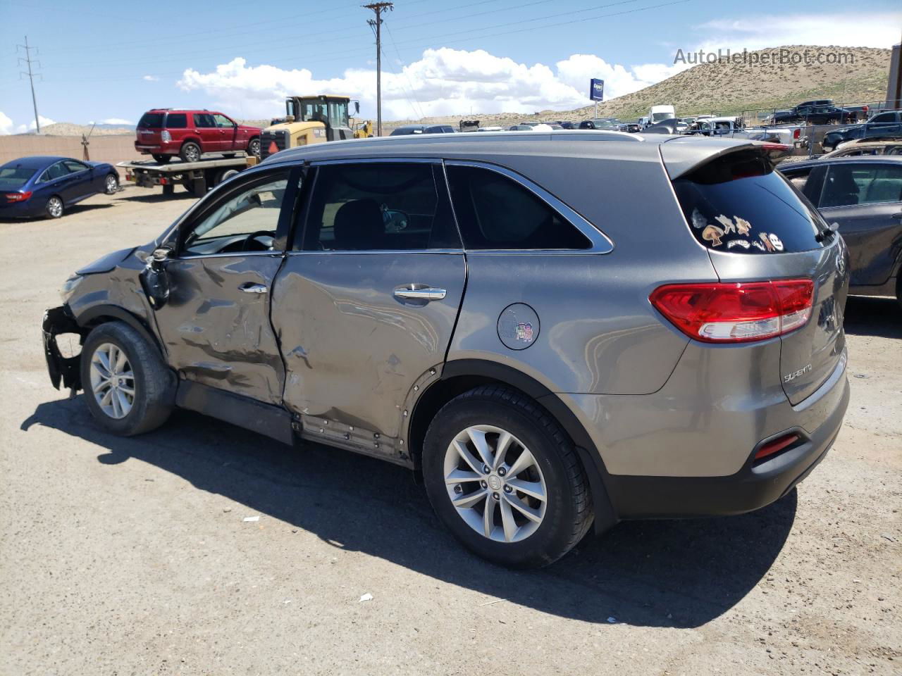 2017 Kia Sorento Lx Charcoal vin: 5XYPGDA34HG198047