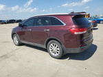 2017 Kia Sorento Lx Бордовый vin: 5XYPGDA34HG247179