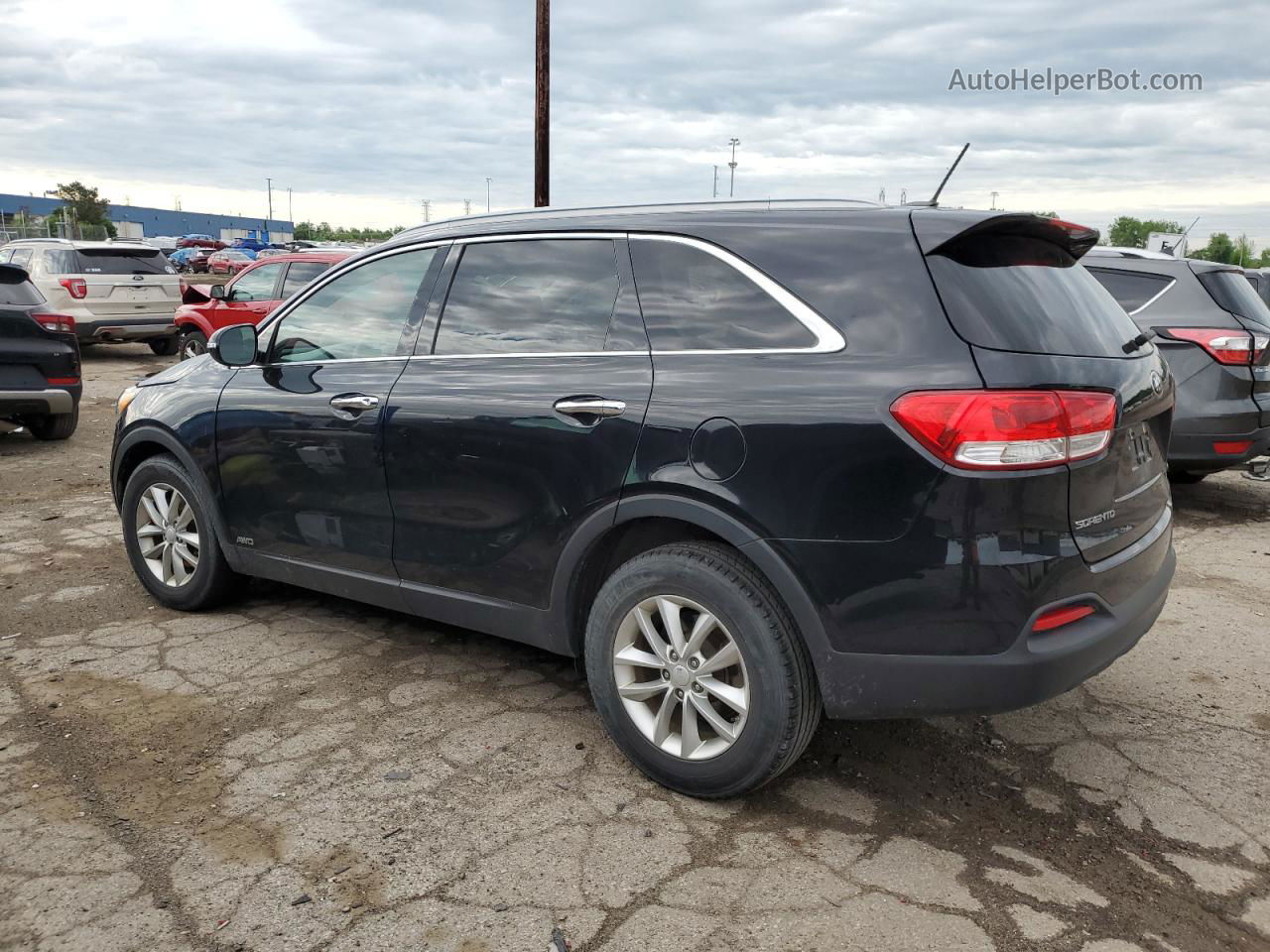 2017 Kia Sorento Lx Black vin: 5XYPGDA34HG288315