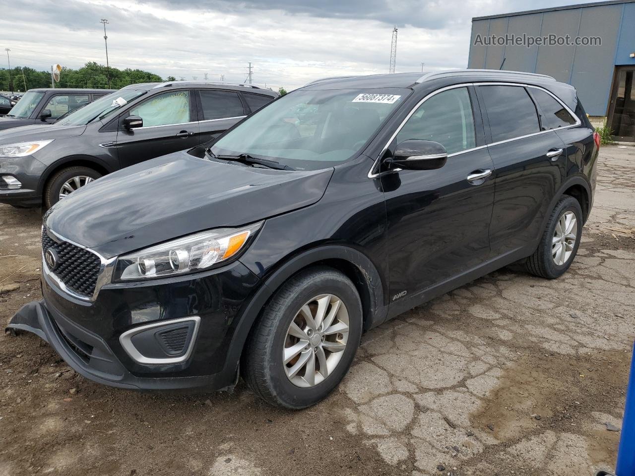 2017 Kia Sorento Lx Black vin: 5XYPGDA34HG288315