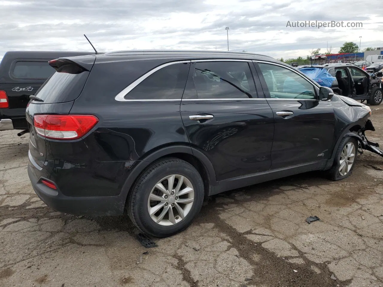 2017 Kia Sorento Lx Black vin: 5XYPGDA34HG288315