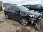 2017 Kia Sorento Lx Black vin: 5XYPGDA34HG288315