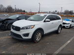 2017 Kia Sorento 2.4l Lx Белый vin: 5XYPGDA34HG318204