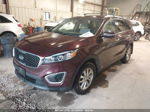 2018 Kia Sorento 2.4l Lx Purple vin: 5XYPGDA34JG358370