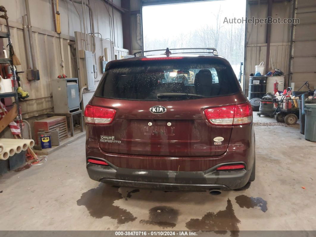 2018 Kia Sorento 2.4l Lx Purple vin: 5XYPGDA34JG358370