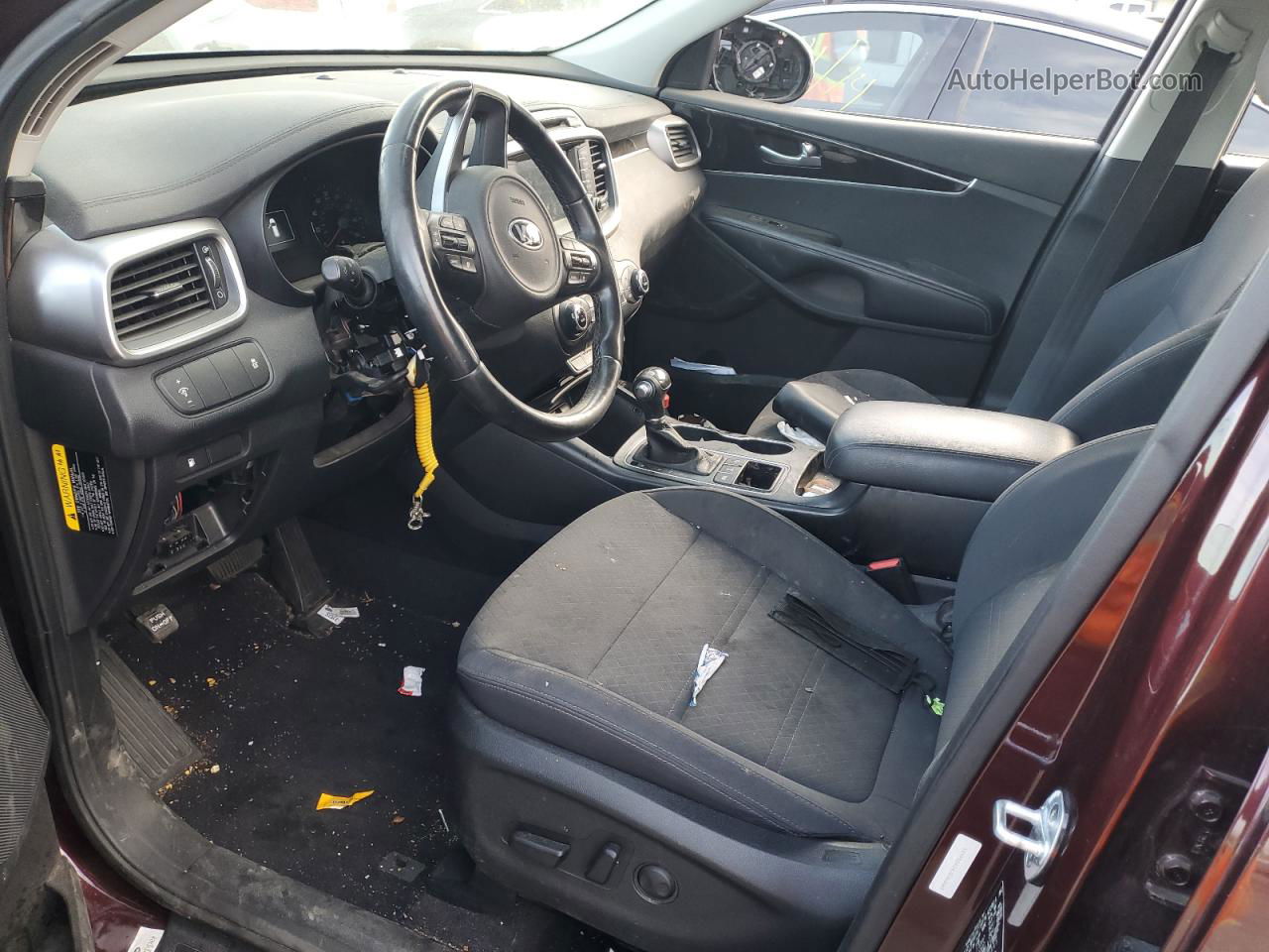 2018 Kia Sorento Lx Maroon vin: 5XYPGDA34JG363665