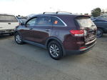 2018 Kia Sorento Lx Темно-бордовый vin: 5XYPGDA34JG363665