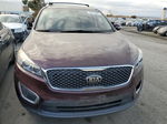 2018 Kia Sorento Lx Темно-бордовый vin: 5XYPGDA34JG363665