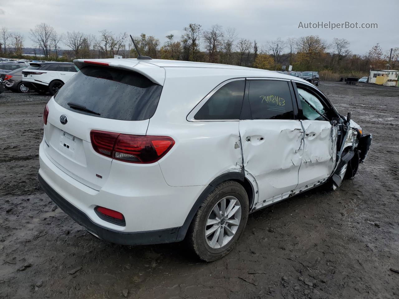 2020 Kia Sorento L White vin: 5XYPGDA34LG653505