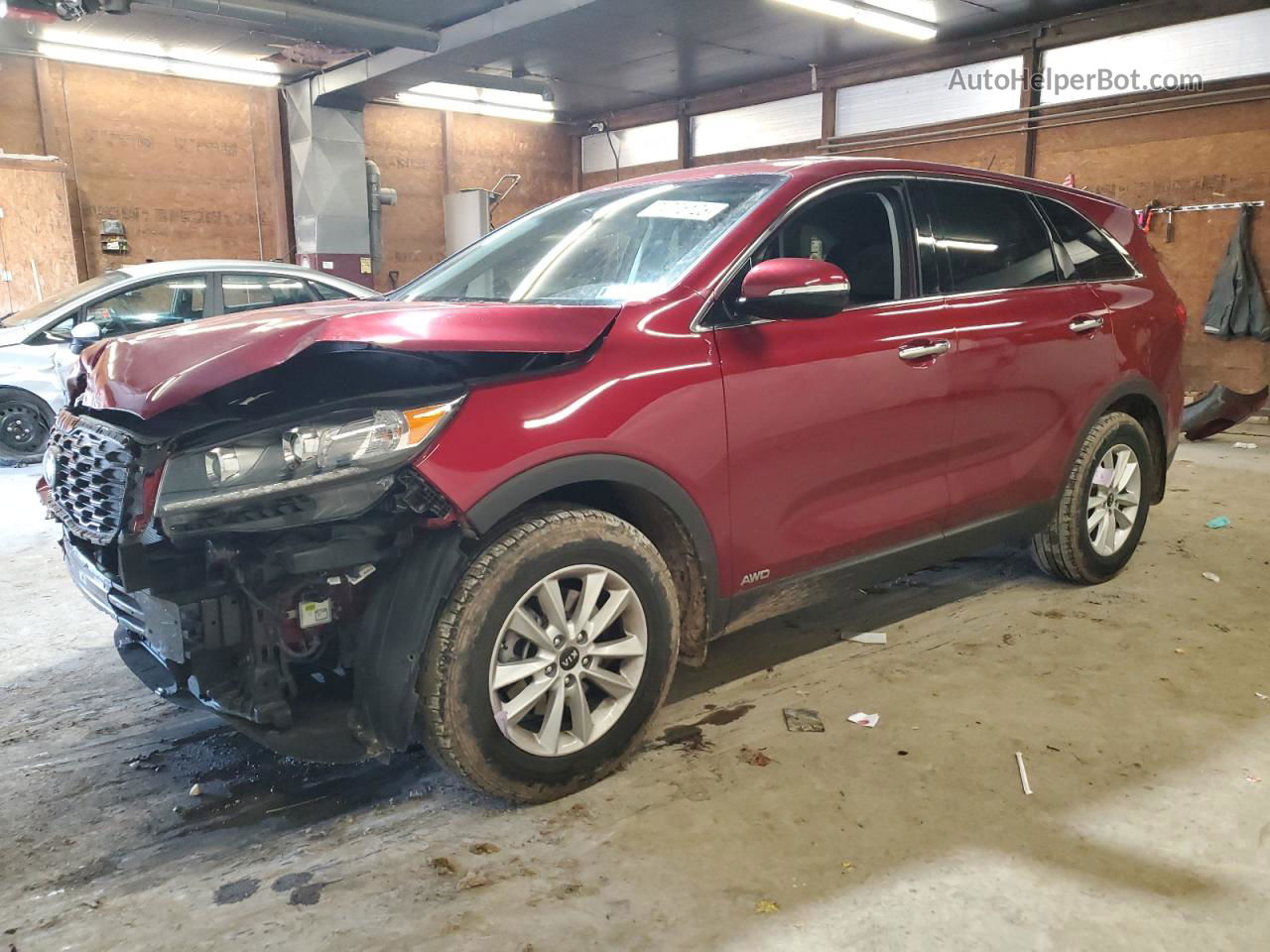 2020 Kia Sorento L Burgundy vin: 5XYPGDA34LG654069