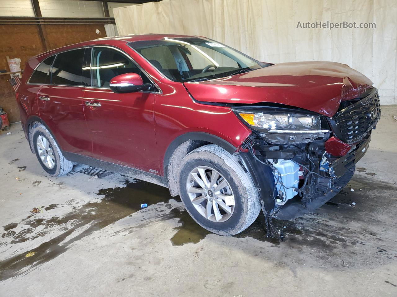 2020 Kia Sorento L Burgundy vin: 5XYPGDA34LG654069