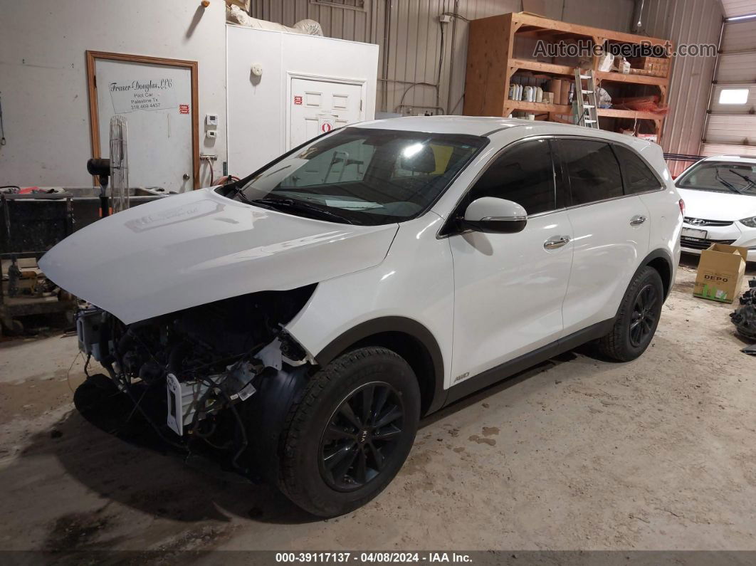 2020 Kia Sorento 2.4l Lx White vin: 5XYPGDA34LG661037