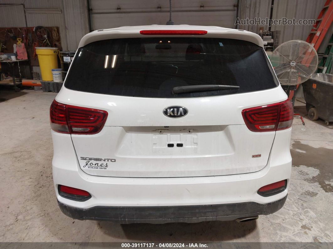 2020 Kia Sorento 2.4l Lx White vin: 5XYPGDA34LG661037