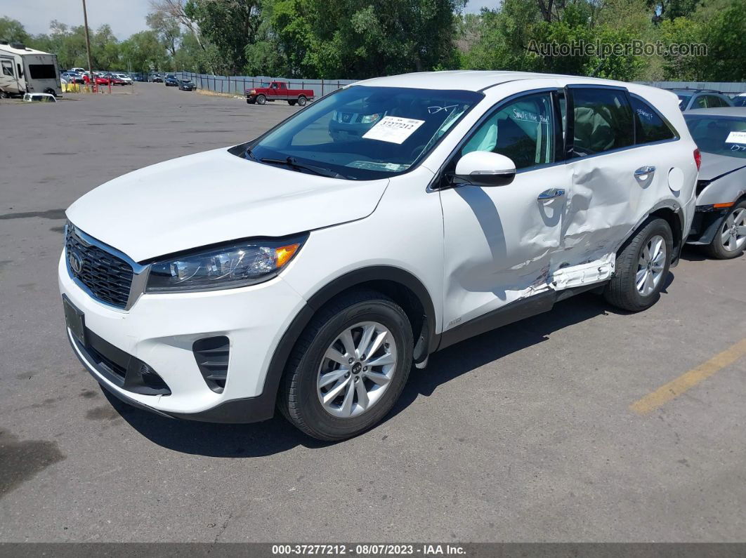 2020 Kia Sorento 2.4l Lx White vin: 5XYPGDA34LG676489