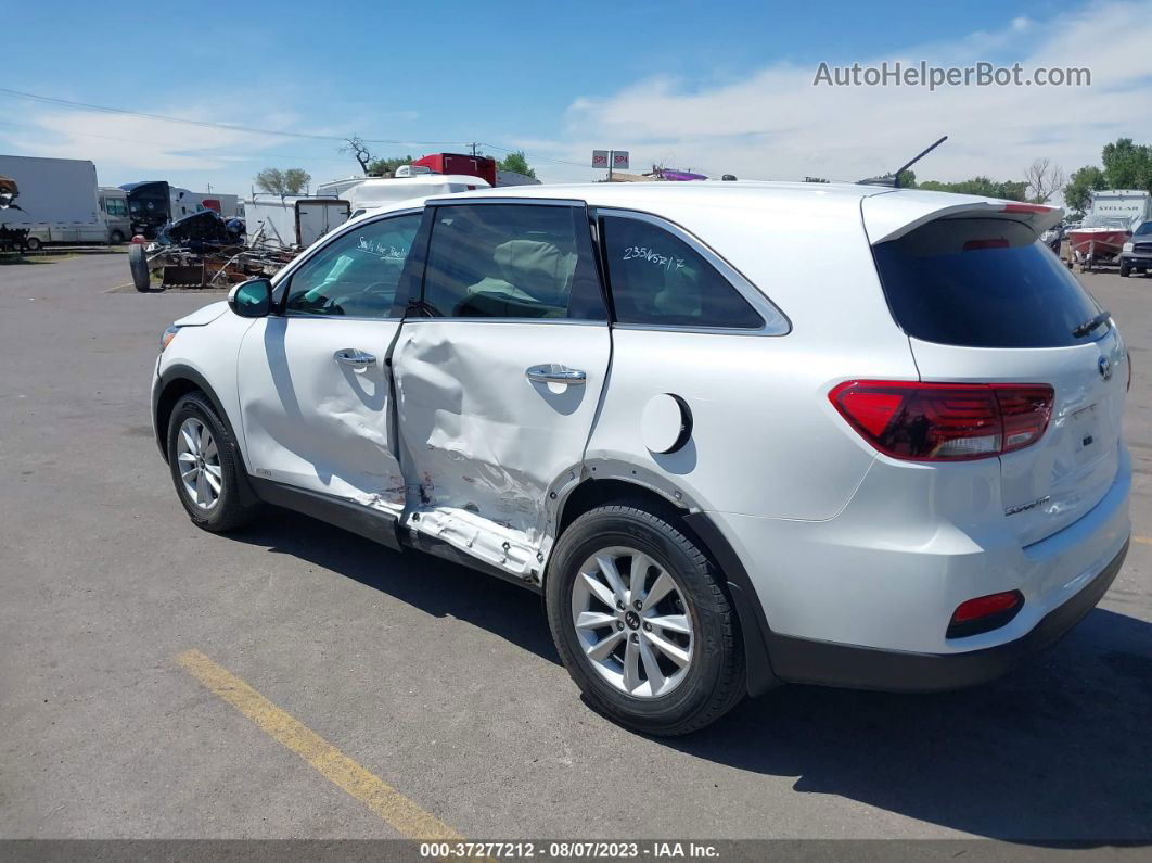 2020 Kia Sorento 2.4l Lx White vin: 5XYPGDA34LG676489