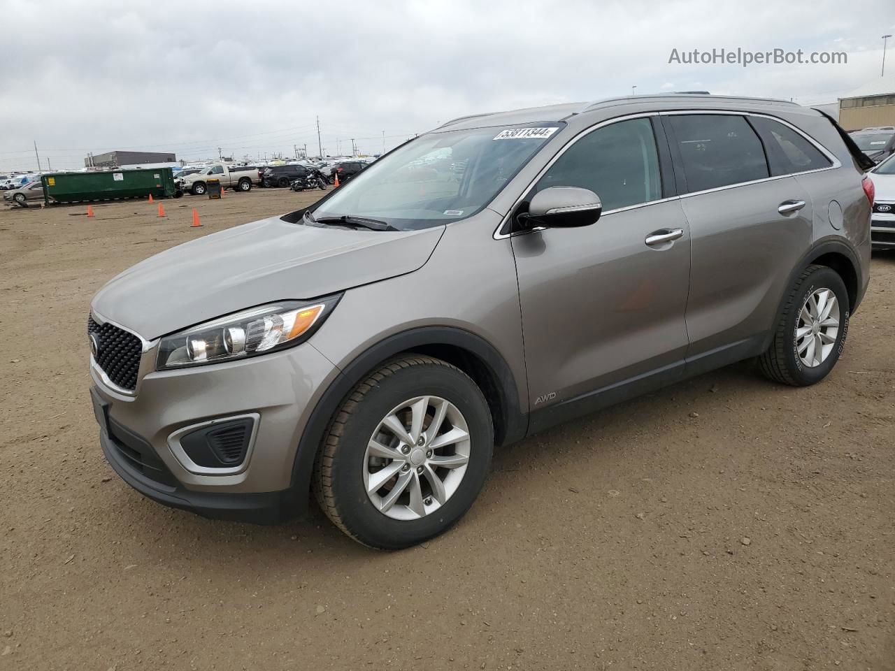 2017 Kia Sorento Lx Gray vin: 5XYPGDA35HG259387