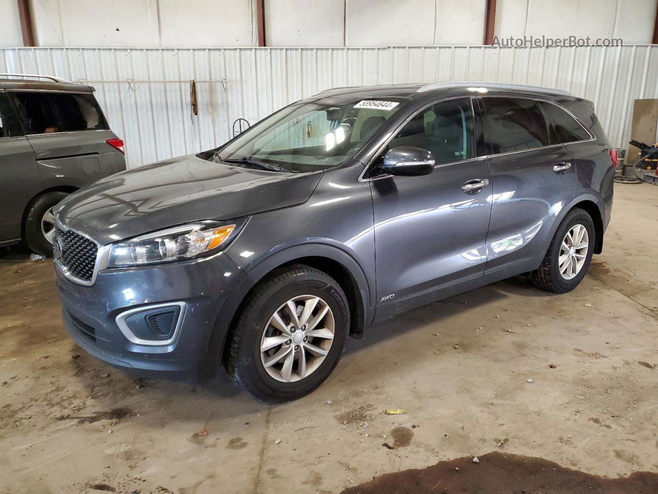 2017 Kia Sorento Lx Charcoal vin: 5XYPGDA35HG272110