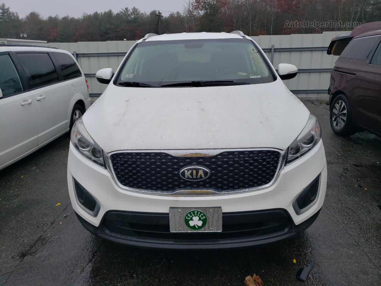 2017 Kia Sorento Lx Белый vin: 5XYPGDA35HG285486