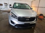 2017 Kia Sorento Lx Silver vin: 5XYPGDA35HG298657