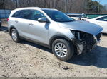 2018 Kia Sorento 2.4l Lx Silver vin: 5XYPGDA35JG338564