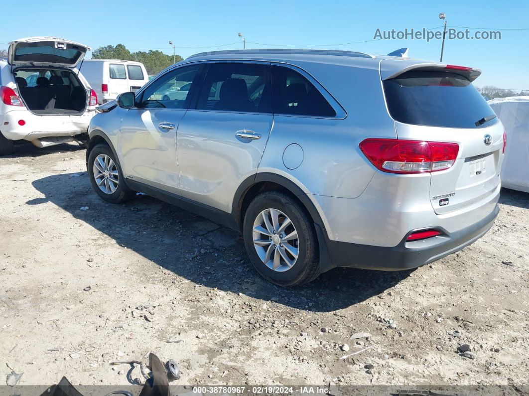 2018 Kia Sorento 2.4l Lx Серебряный vin: 5XYPGDA35JG338564