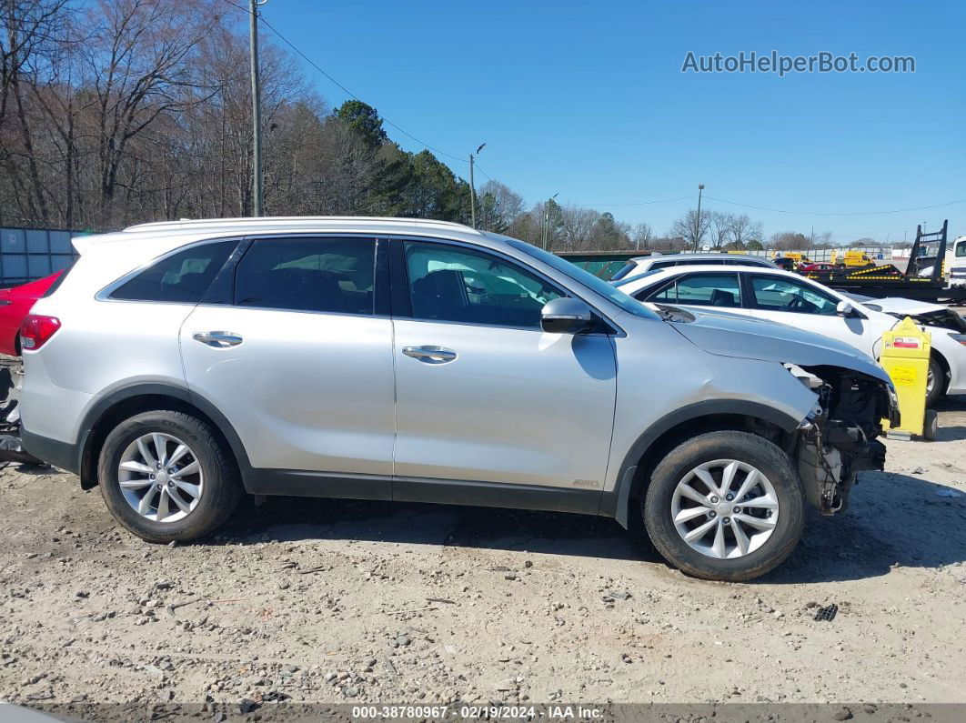 2018 Kia Sorento 2.4l Lx Silver vin: 5XYPGDA35JG338564