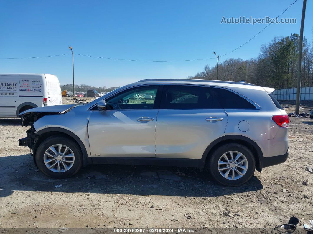 2018 Kia Sorento 2.4l Lx Silver vin: 5XYPGDA35JG338564