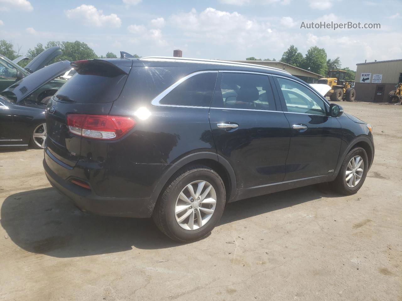 2018 Kia Sorento Lx Black vin: 5XYPGDA35JG362394