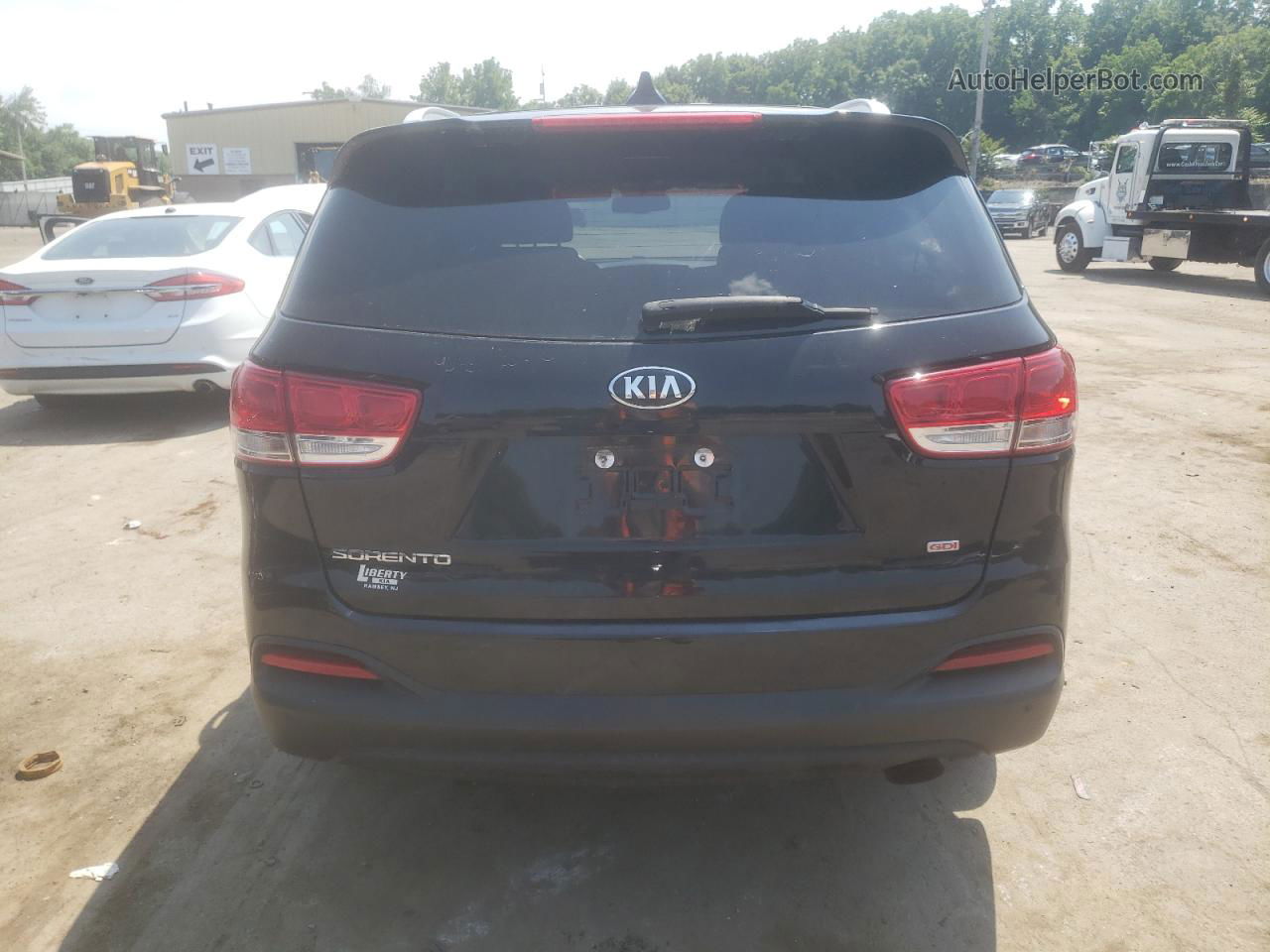 2018 Kia Sorento Lx Black vin: 5XYPGDA35JG362394