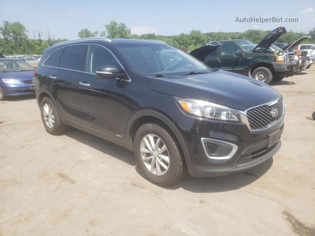 2018 Kia Sorento Lx Black vin: 5XYPGDA35JG362394