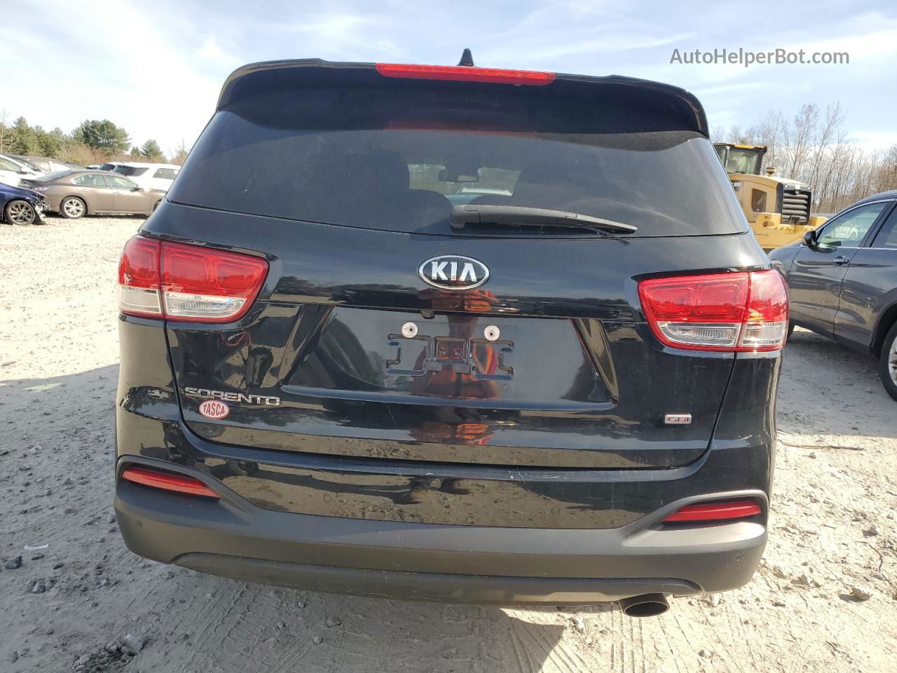 2018 Kia Sorento Lx Черный vin: 5XYPGDA35JG364372