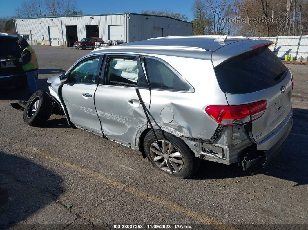 2018 Kia Sorento 2.4l Lx Серебряный vin: 5XYPGDA35JG368602