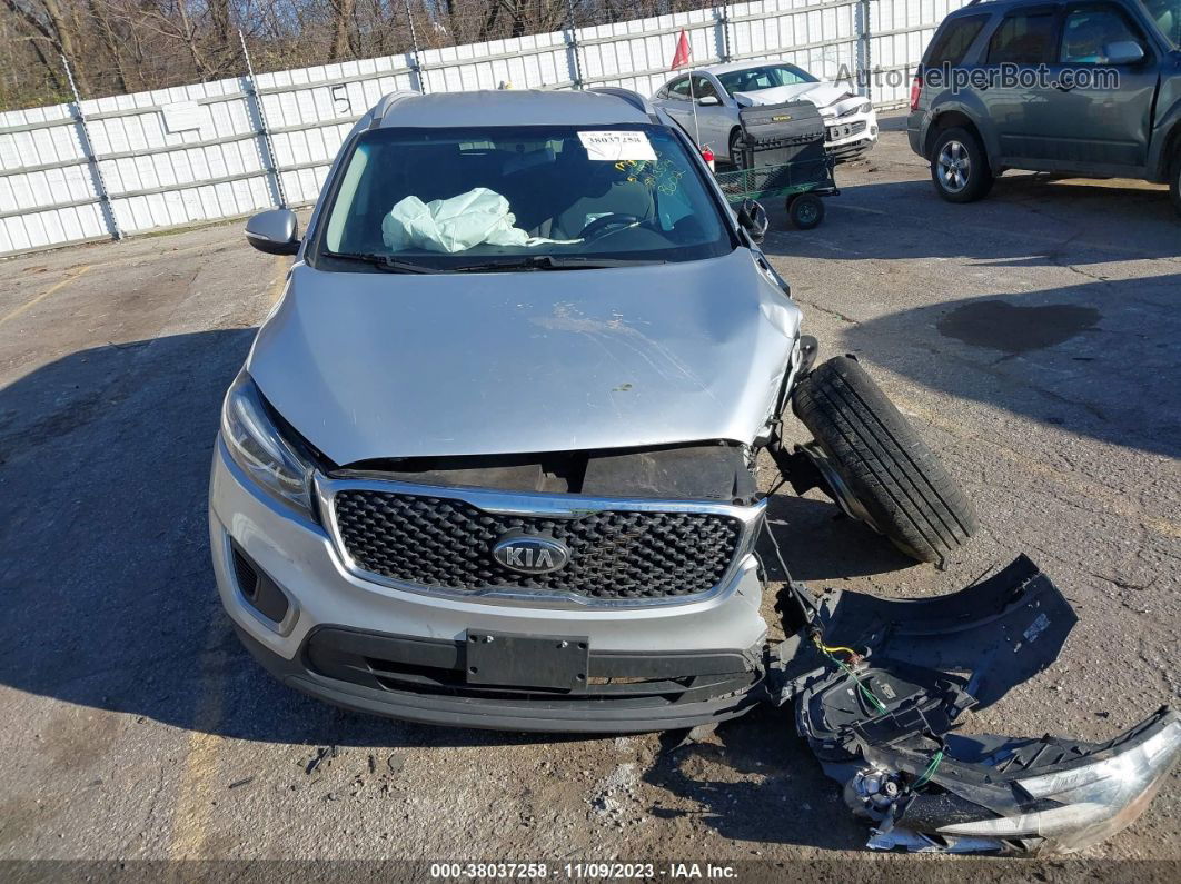 2018 Kia Sorento 2.4l Lx Silver vin: 5XYPGDA35JG368602