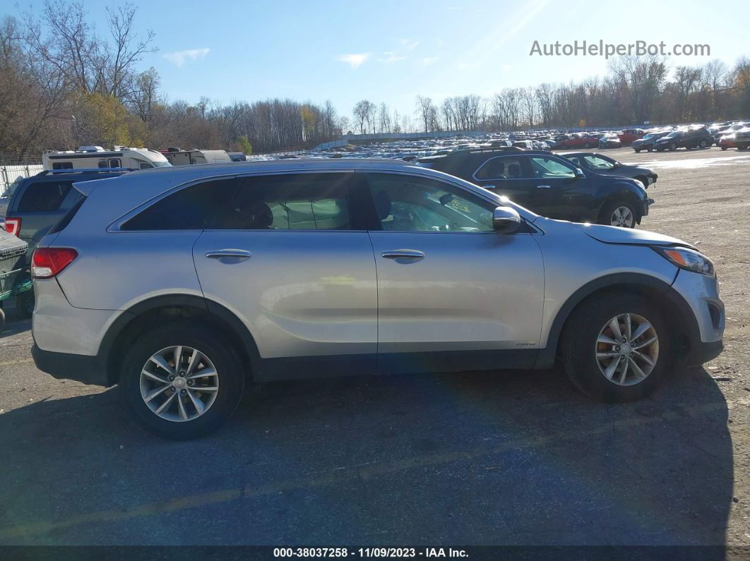 2018 Kia Sorento 2.4l Lx Silver vin: 5XYPGDA35JG368602