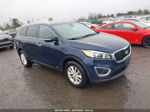 2018 Kia Sorento 2.4l Lx Синий vin: 5XYPGDA35JG370429