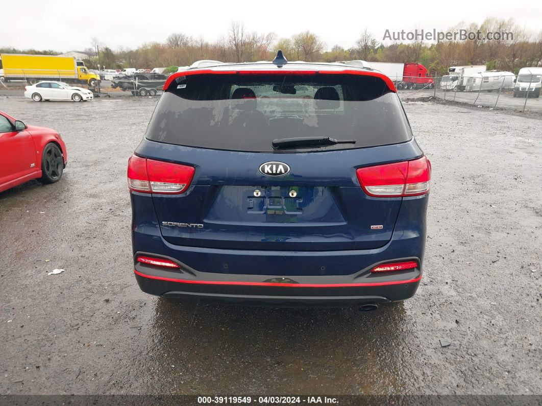 2018 Kia Sorento 2.4l Lx Blue vin: 5XYPGDA35JG370429