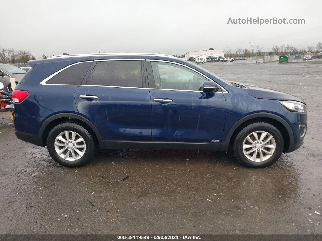 2018 Kia Sorento 2.4l Lx Синий vin: 5XYPGDA35JG370429