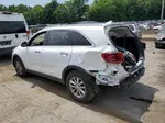 2018 Kia Sorento Lx White vin: 5XYPGDA35JG407690