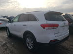 2018 Kia Sorento Lx White vin: 5XYPGDA35JG424361