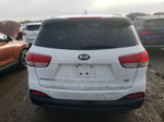 2018 Kia Sorento Lx White vin: 5XYPGDA35JG424361