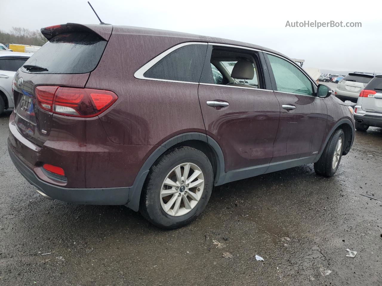 2020 Kia Sorento L Burgundy vin: 5XYPGDA35LG627219