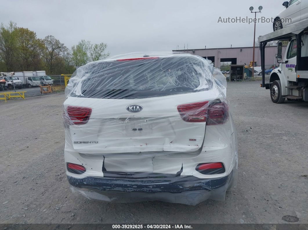 2020 Kia Sorento 2.4l Lx White vin: 5XYPGDA35LG699246