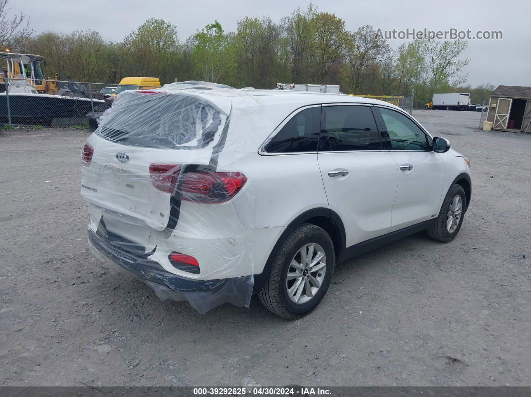 2020 Kia Sorento 2.4l Lx White vin: 5XYPGDA35LG699246